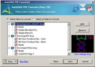 AutoDWG DWG to PDF Converter 2006 screenshot